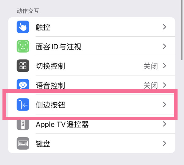 黄陵苹果14维修店分享iPhone14 Plus侧键双击下载功能关闭方法 